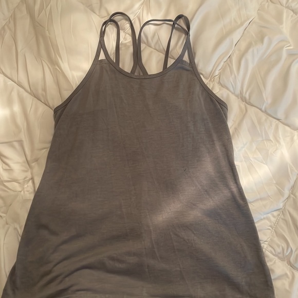 Grey spaghetti strap top - Picture 3 of 3